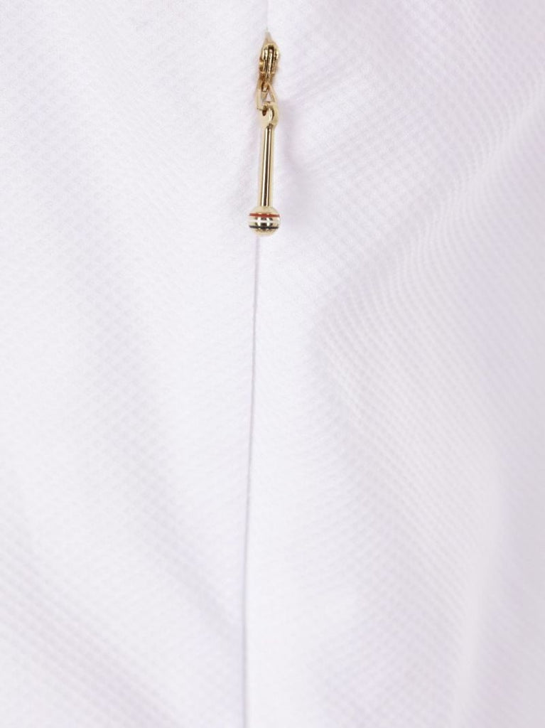 White Pleated Dress
