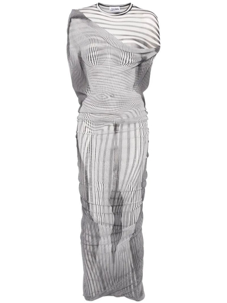 Black Trompe L'oeil Dress
