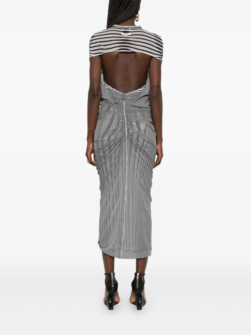 Black Trompe L'oeil Dress