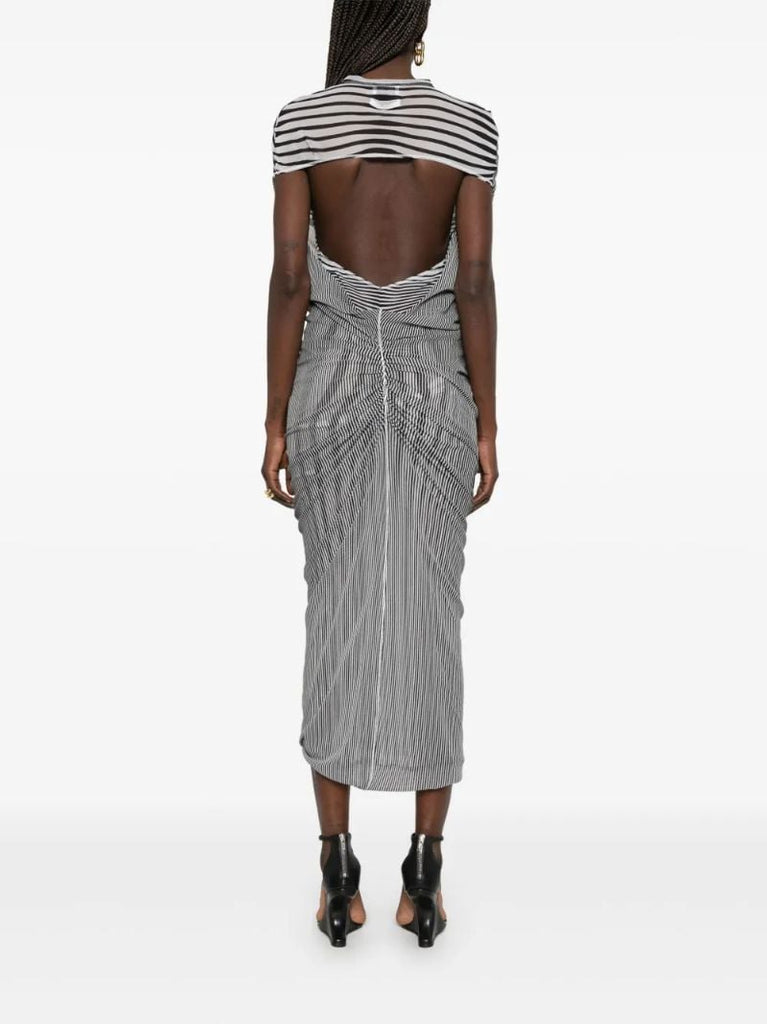 Black Trompe L'oeil Dress