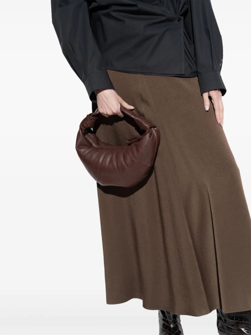 Brown Mini Fortune Croissant Shoulder Bag