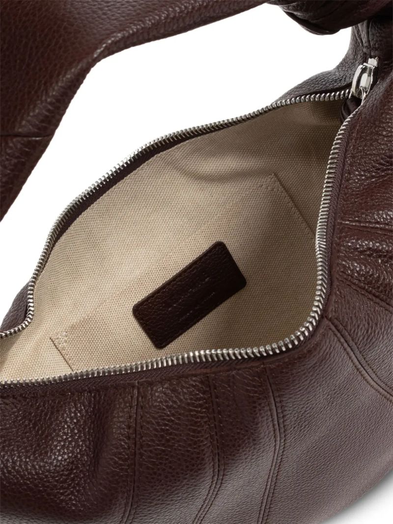 Brown Mini Fortune Croissant Shoulder Bag