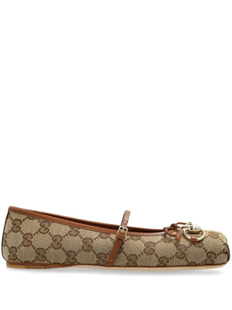 Horsebit-detail Ballet Flats