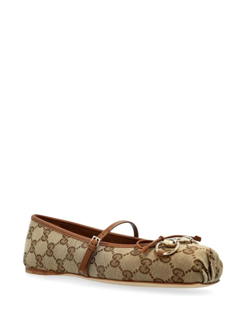 Horsebit-detail Ballet Flats