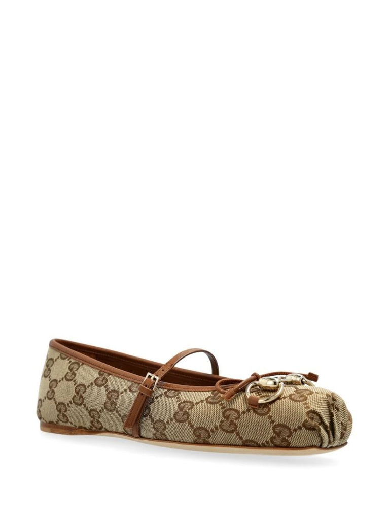 Horsebit-detail Ballet Flats