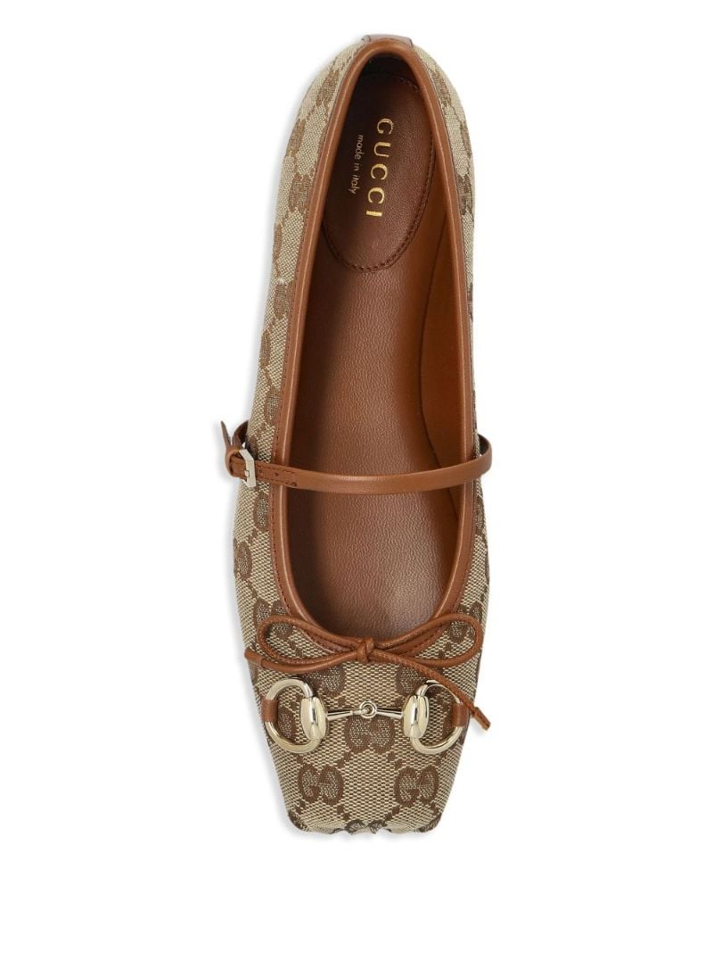 Horsebit-detail Ballet Flats