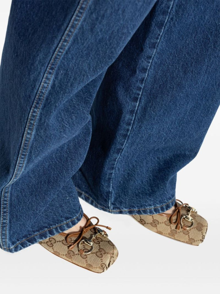 Horsebit-detail Ballet Flats