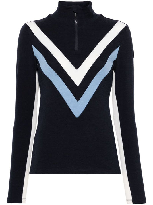 Voss Chevron Zip-up Sweater