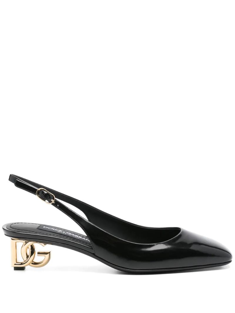 Black Jackie Pumps