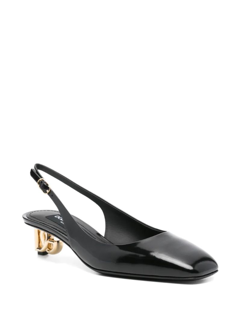 Black Jackie Pumps