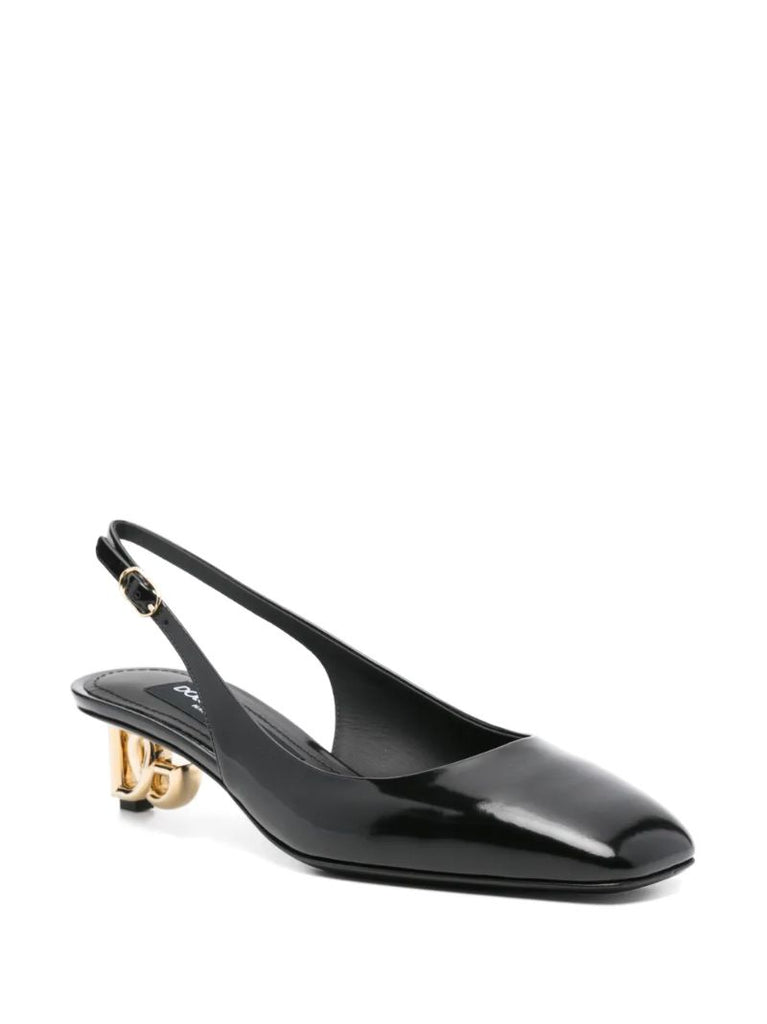 Black Jackie Pumps