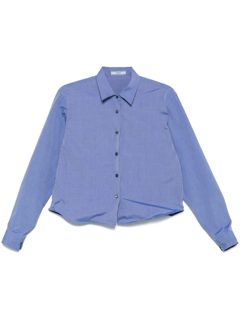 Blue Triangle-logo Shirt