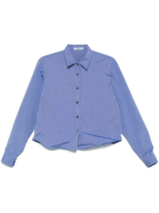 Blue Triangle-logo Shirt