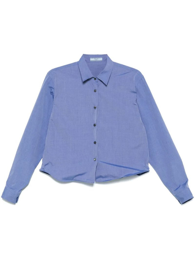 Blue Triangle-logo Shirt