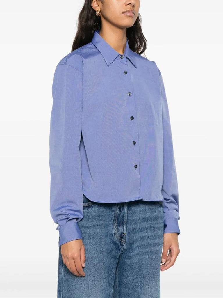 Blue Triangle-logo Shirt