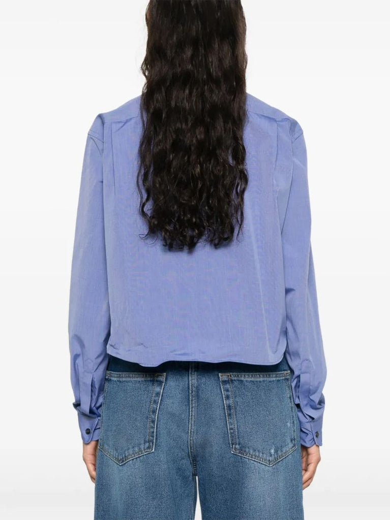 Blue Triangle-logo Shirt