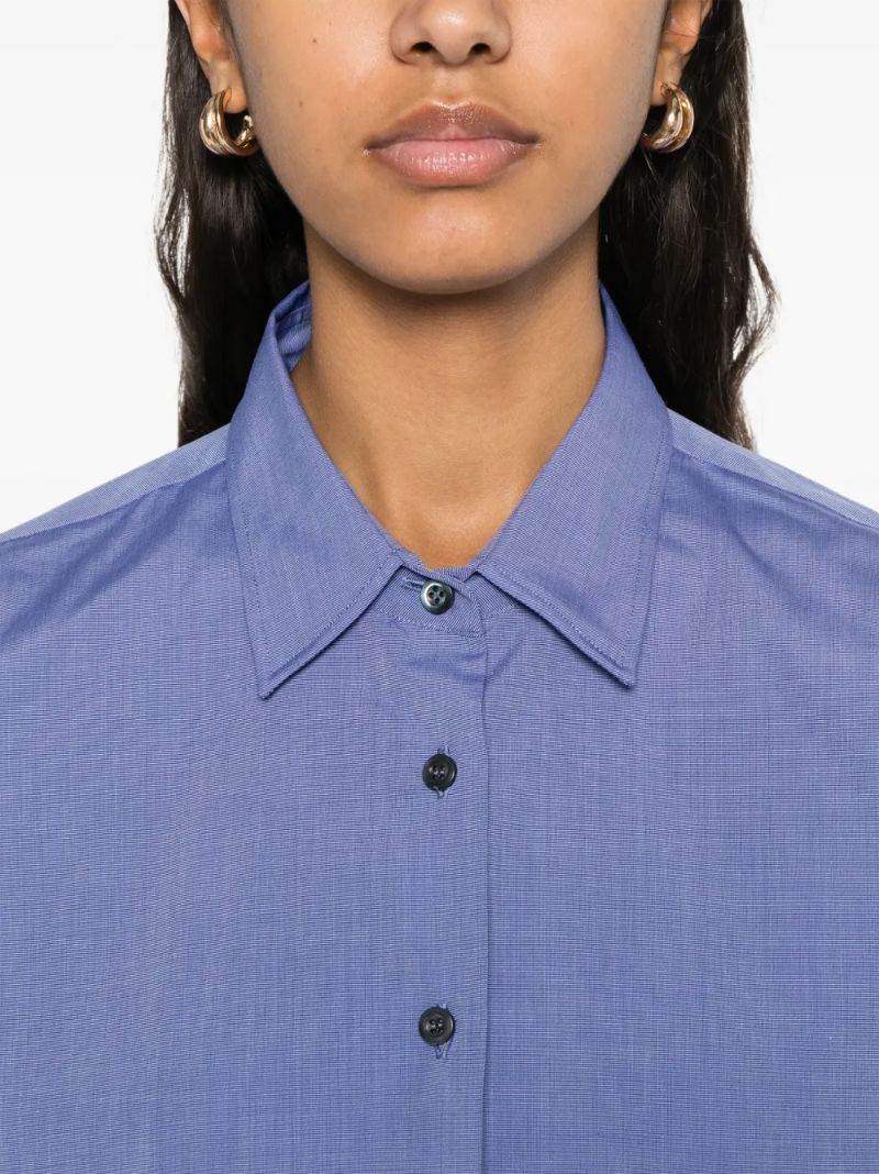 Blue Triangle-logo Shirt