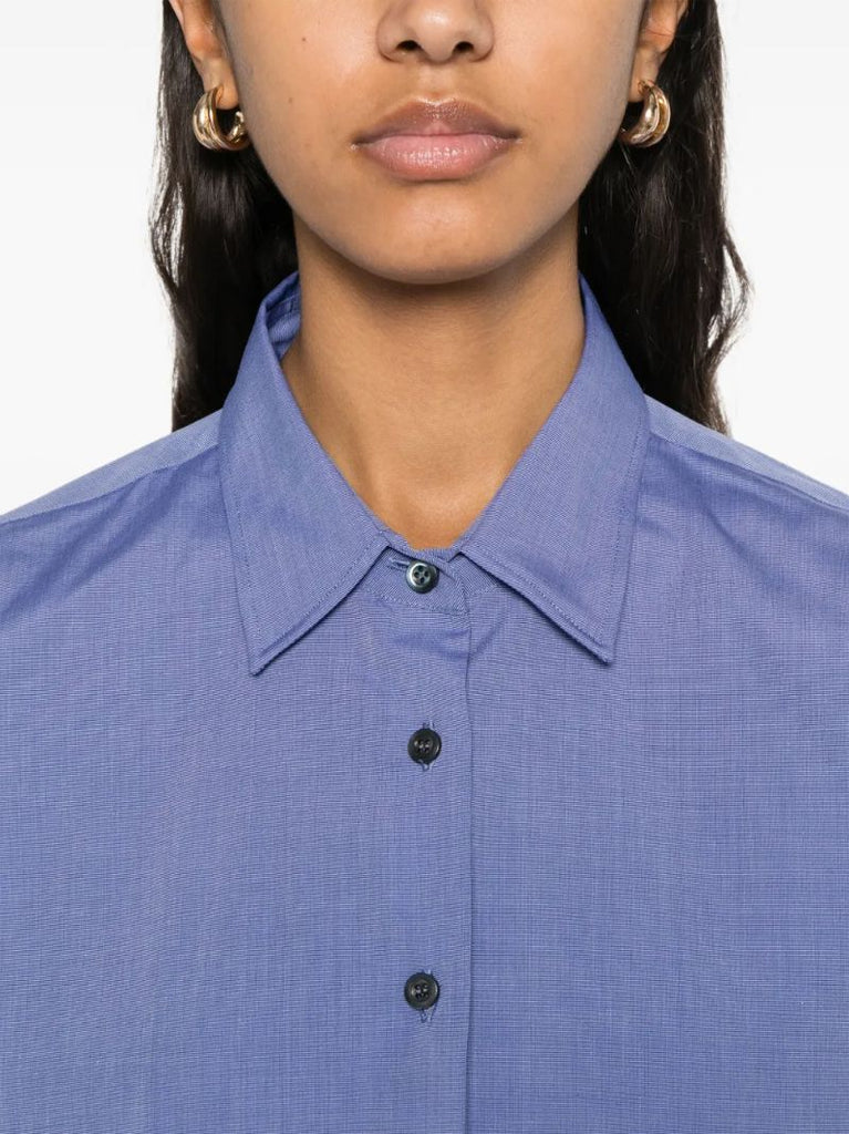 Blue Triangle-logo Shirt