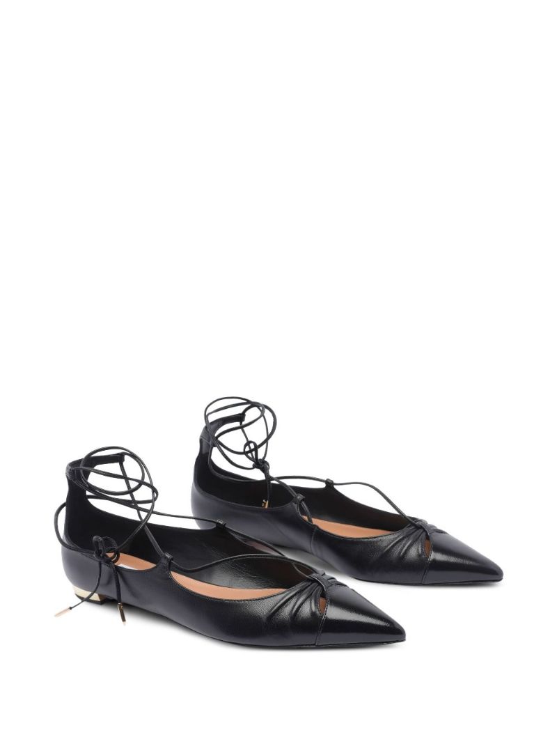 Black Gabi Ballet Flats