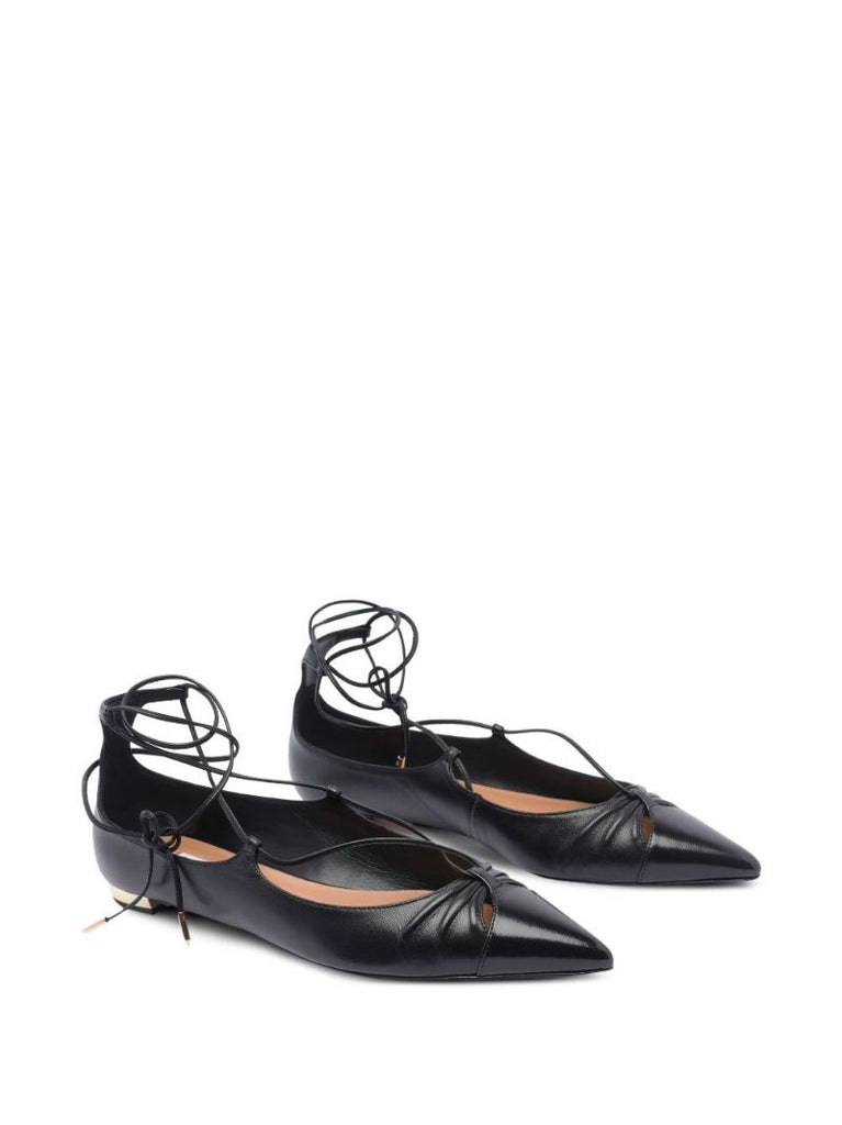 Black Gabi Ballet Flats