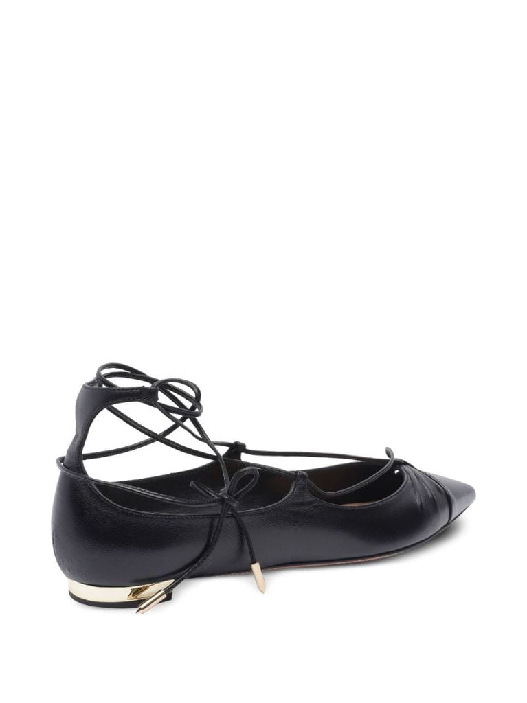 Black Gabi Ballet Flats