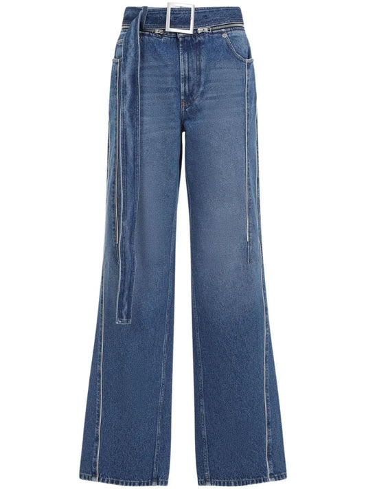 Blue Belted Jeans
