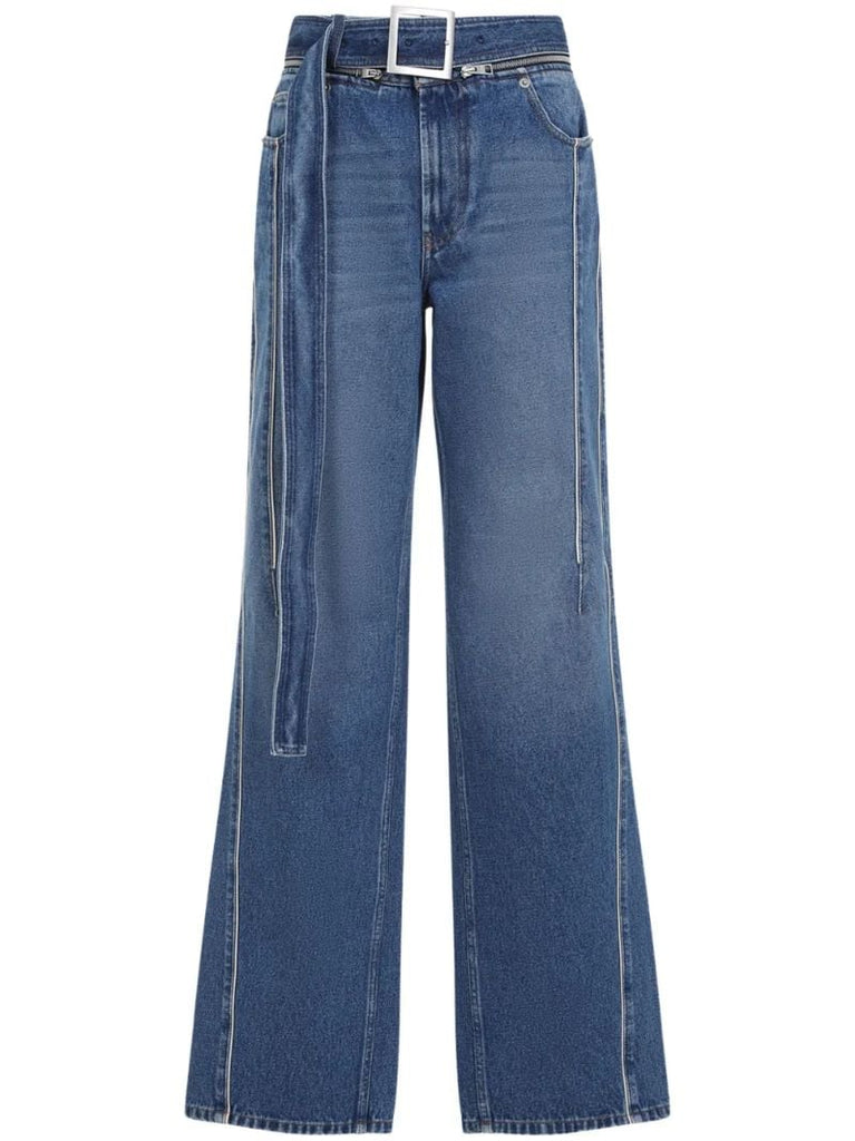 Blue Belted Jeans