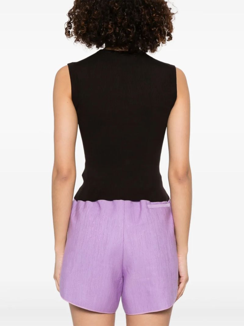 Brown + Cotton Vest