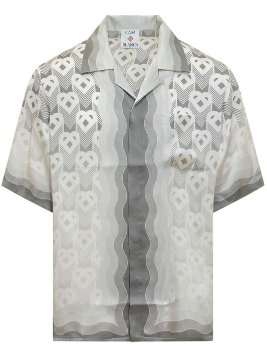 Gradient Heart Monogram Shirt