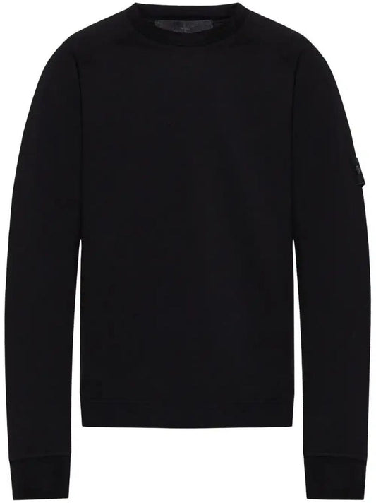 Black Compass-patch Sweatshirt