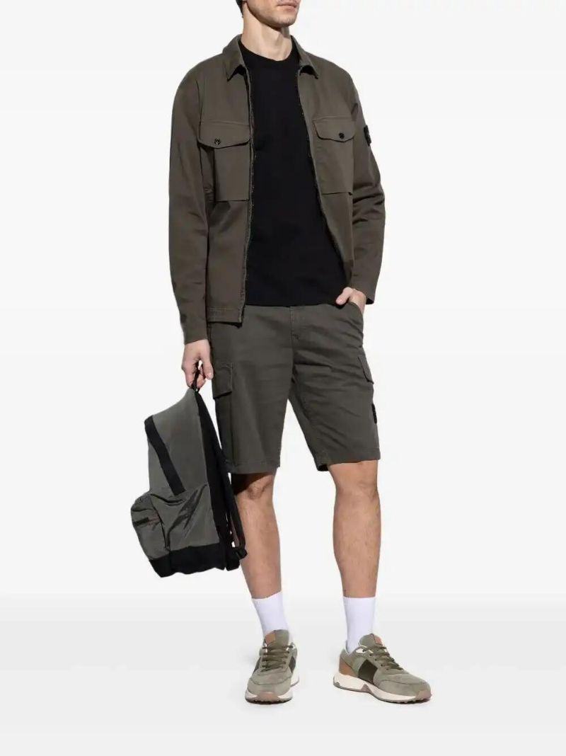 Black Compass-patch Sweatshirt