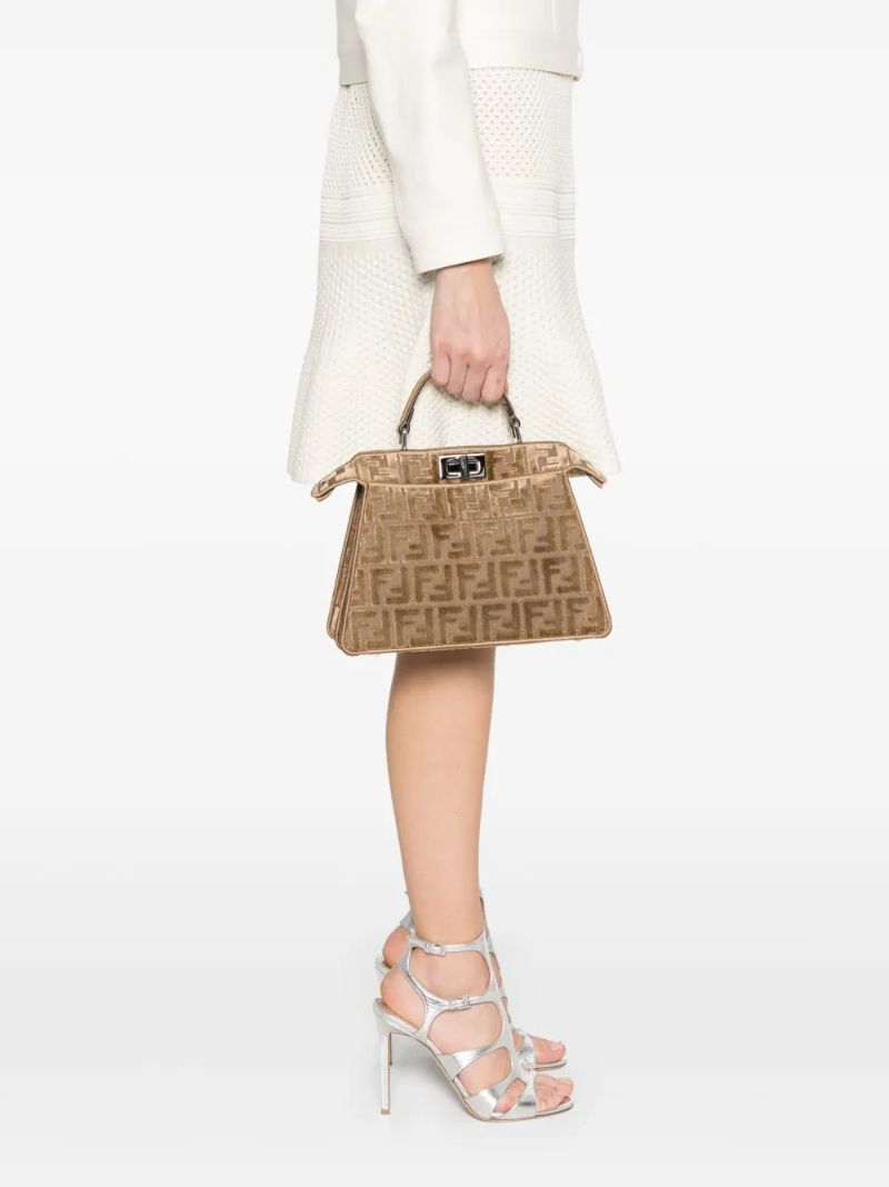 Brown Peekaboo Iseeu Small Handbag