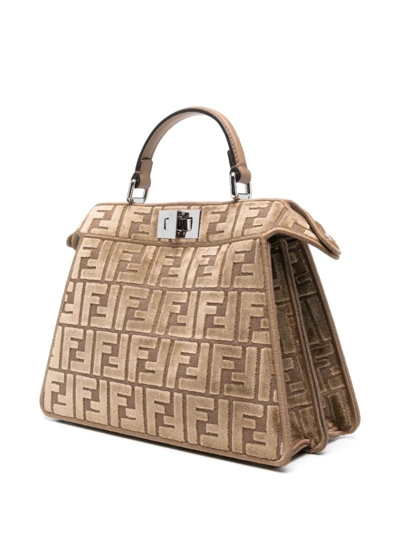 Brown Peekaboo Iseeu Small Handbag
