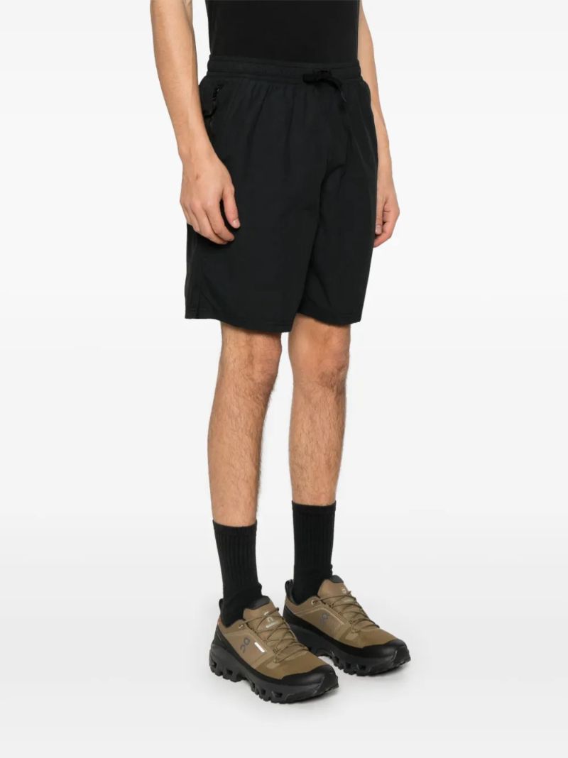 Black Compass-patch Shorts