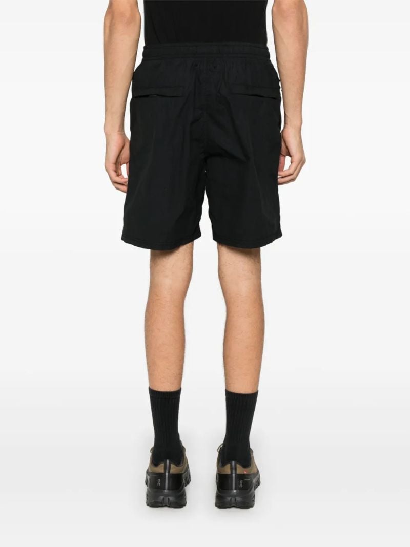 Black Compass-patch Shorts