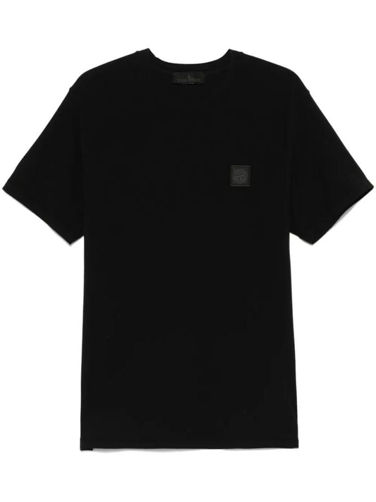 Black Compass Badge Cotton T-shirt