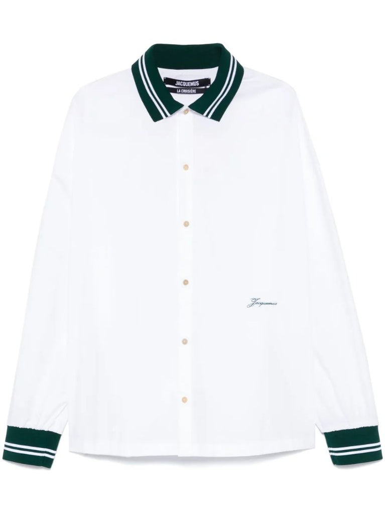 White La Chemise Baseball Shirt
