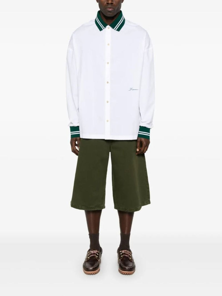 White La Chemise Baseball Shirt