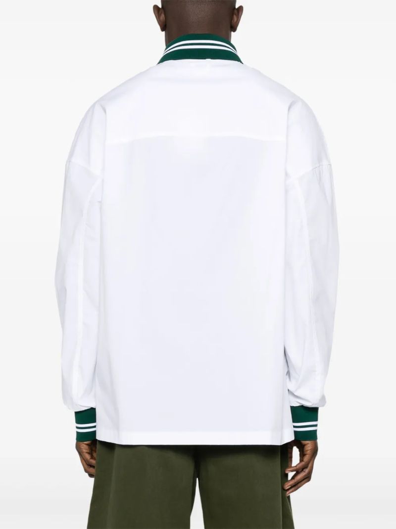 White La Chemise Baseball Shirt