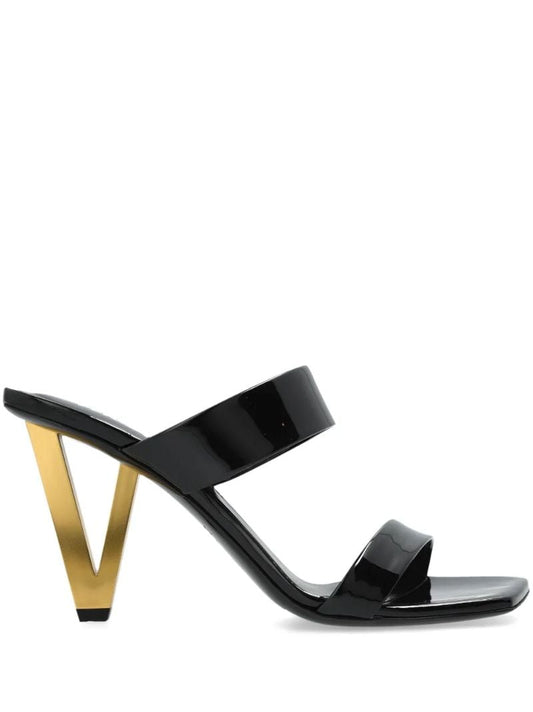Black 100mm V2025 Mules