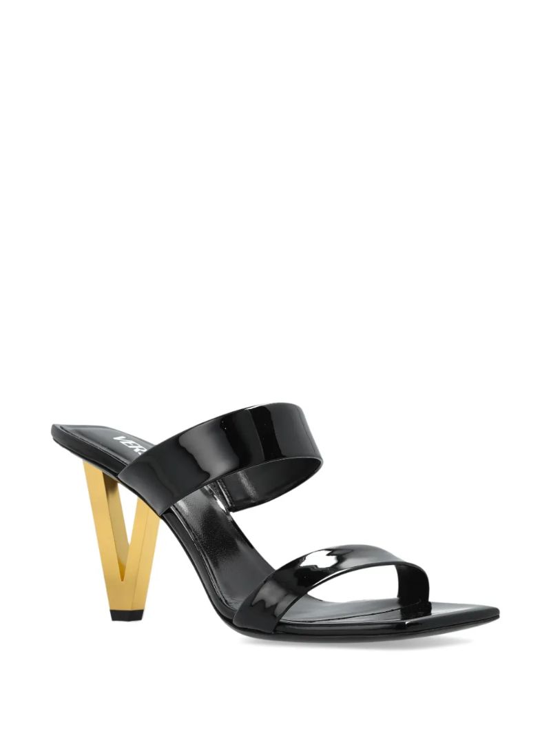 Black 100mm V2025 Mules
