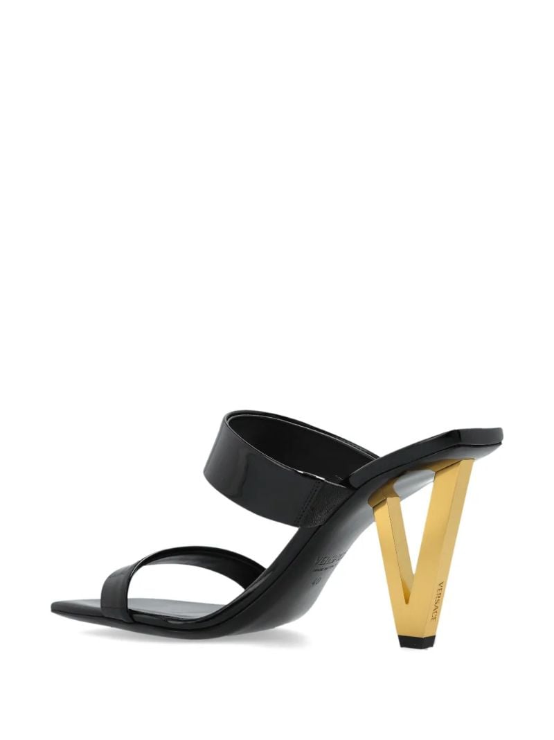 Black 100mm V2025 Mules