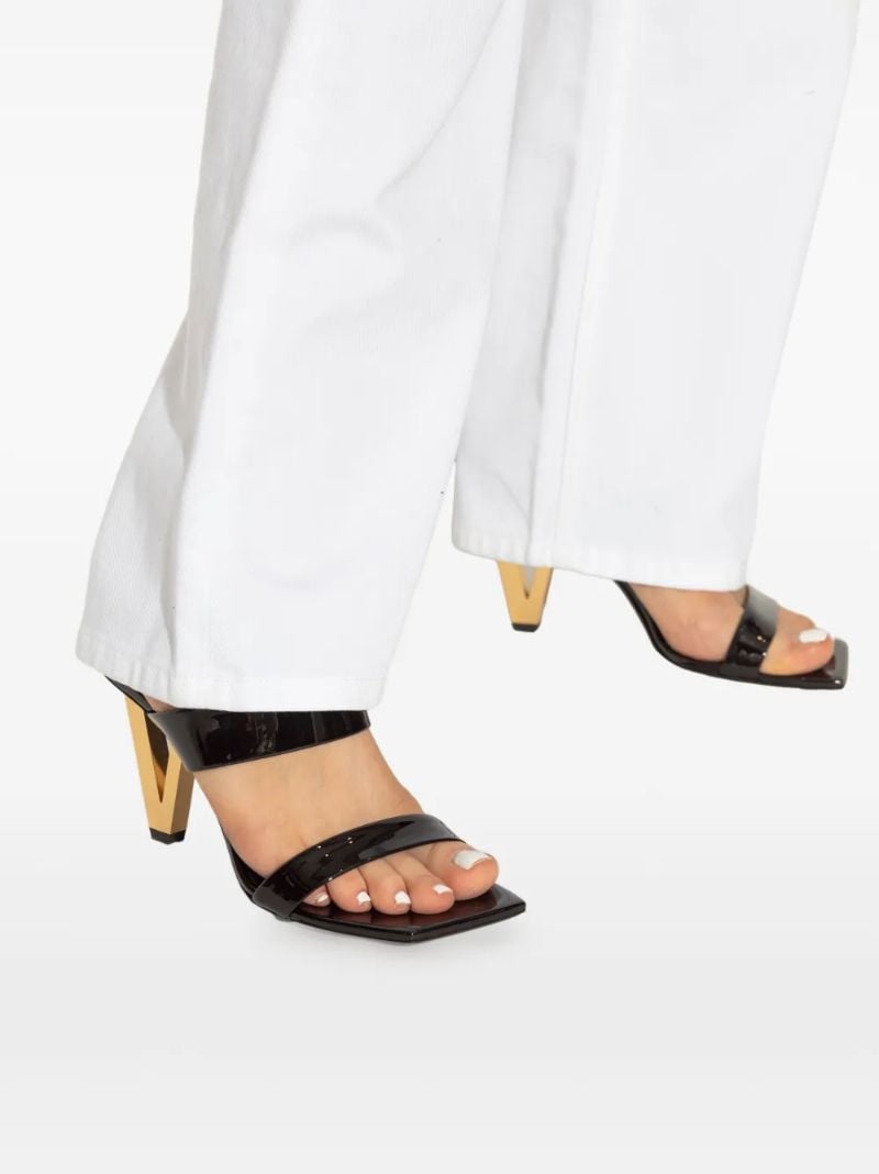 Black 100mm V2025 Mules