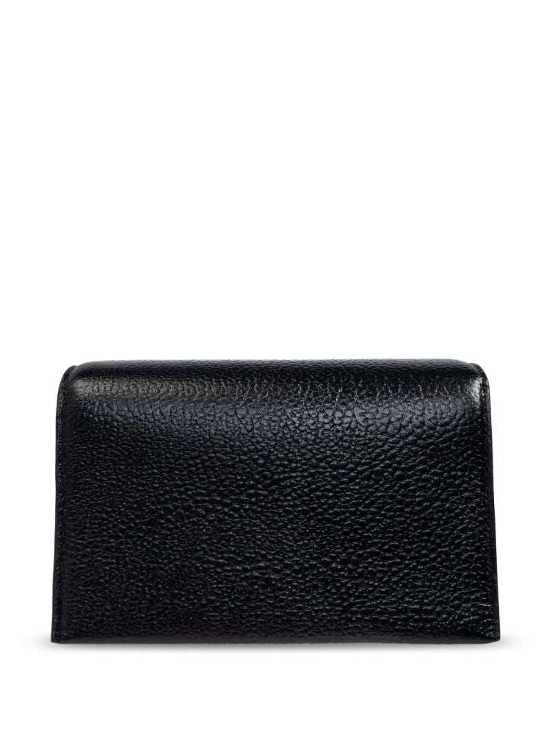 Black T-bar Shoulder Bag