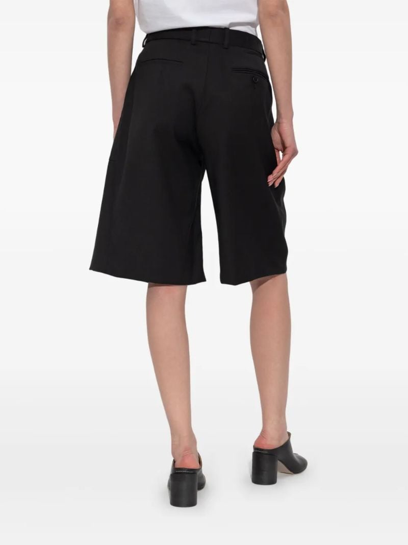 Black Twist-detail Shorts