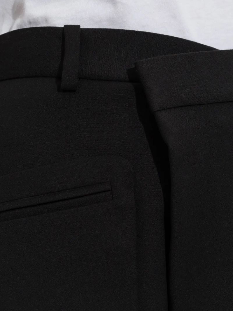 Black Twist-detail Shorts