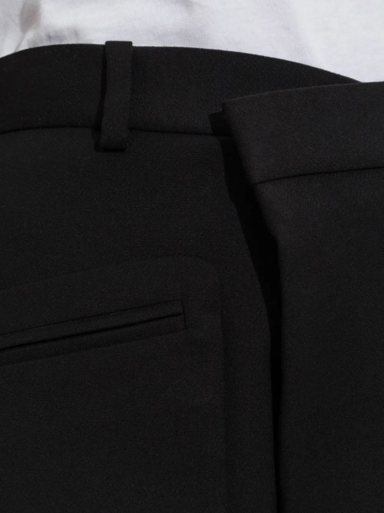 Black Twist-detail Shorts