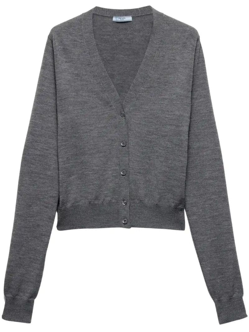 Grey Wool Cardigan