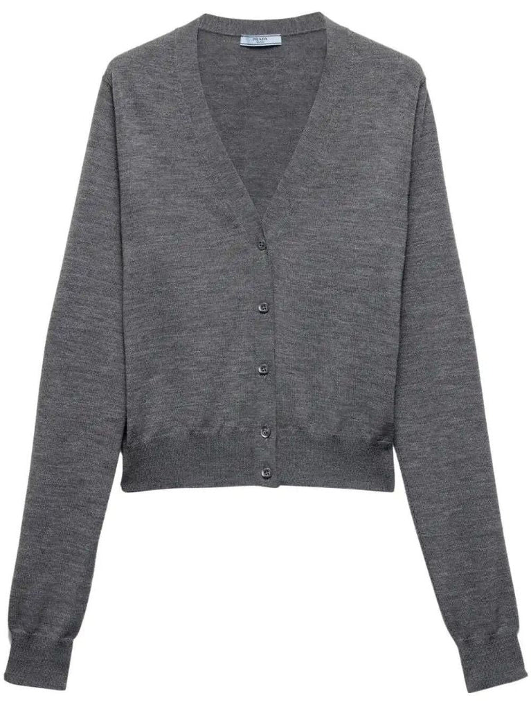Grey Wool Cardigan