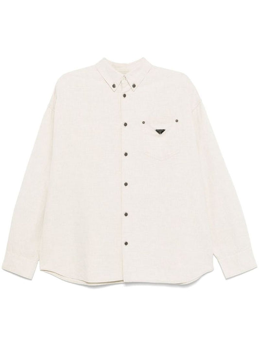 Neutrals Triangle-logo Shirt
